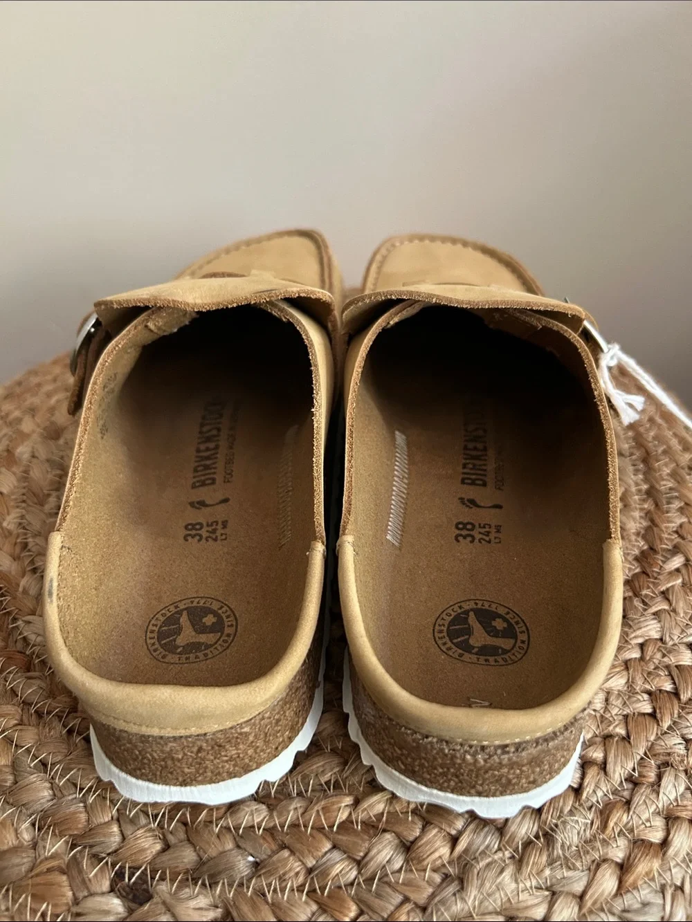Birkenstock Buckley Tan Leather Clog - Picture 3 of 9